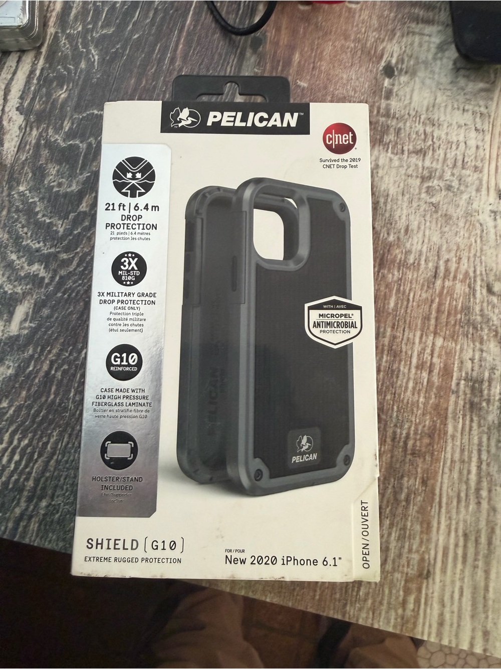 Pelican Shield (G10) Rugged Black Case for New 2020 iPhone 6.1